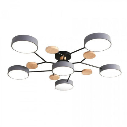 LED Ceiling Lamp in Natural Branch Style