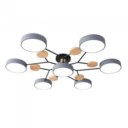 LED Ceiling Lamp in Natural Branch Style