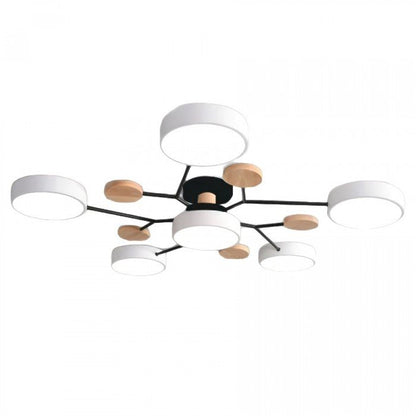 LED Ceiling Lamp in Natural Branch Style