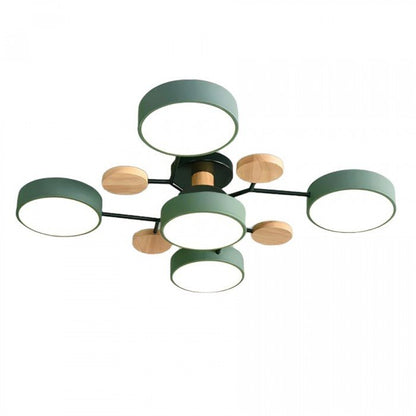 LED Ceiling Lamp in Natural Branch Style