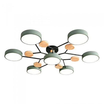 LED Ceiling Lamp in Natural Branch Style