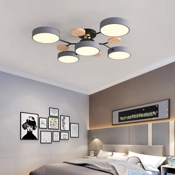 LED Ceiling Lamp in Natural Branch Style