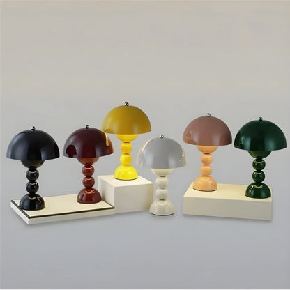 Scandinavian Table Lamp with Gold Accents – Modern Design Lamp for Living Room, Bedroom & Office
