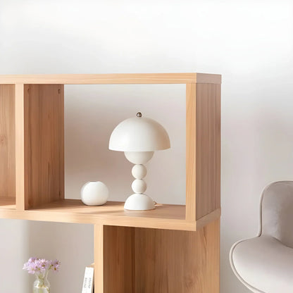 Scandinavian Table Lamp with Gold Accents – Modern Design Lamp for Living Room, Bedroom & Office