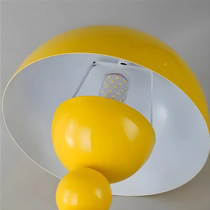 Scandinavian Table Lamp with Gold Accents – Modern Design Lamp for Living Room, Bedroom & Office