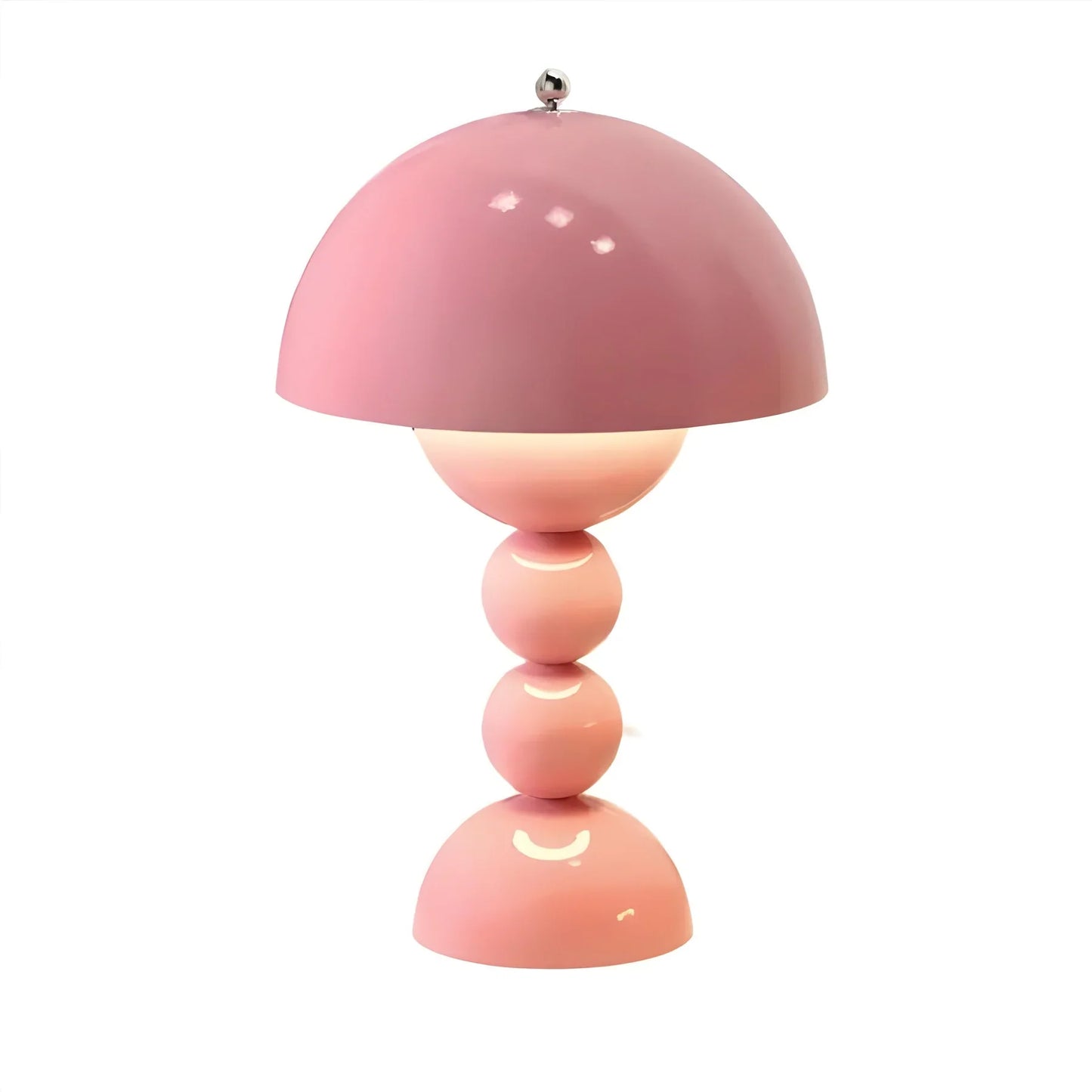 Scandinavian Table Lamp with Gold Accents – Modern Design Lamp for Living Room, Bedroom & Office