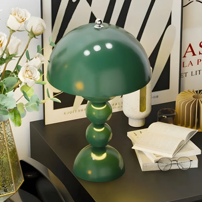 Scandinavian Table Lamp with Gold Accents – Modern Design Lamp for Living Room, Bedroom & Office