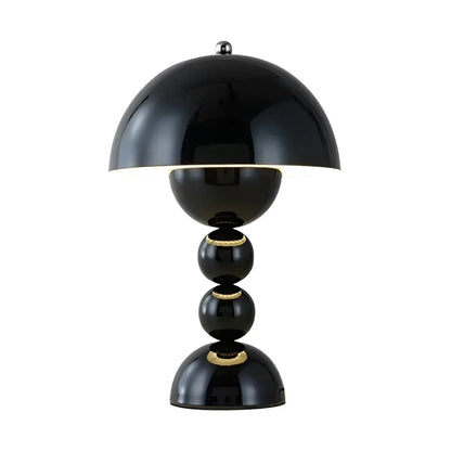 Scandinavian Table Lamp with Gold Accents – Modern Design Lamp for Living Room, Bedroom & Office