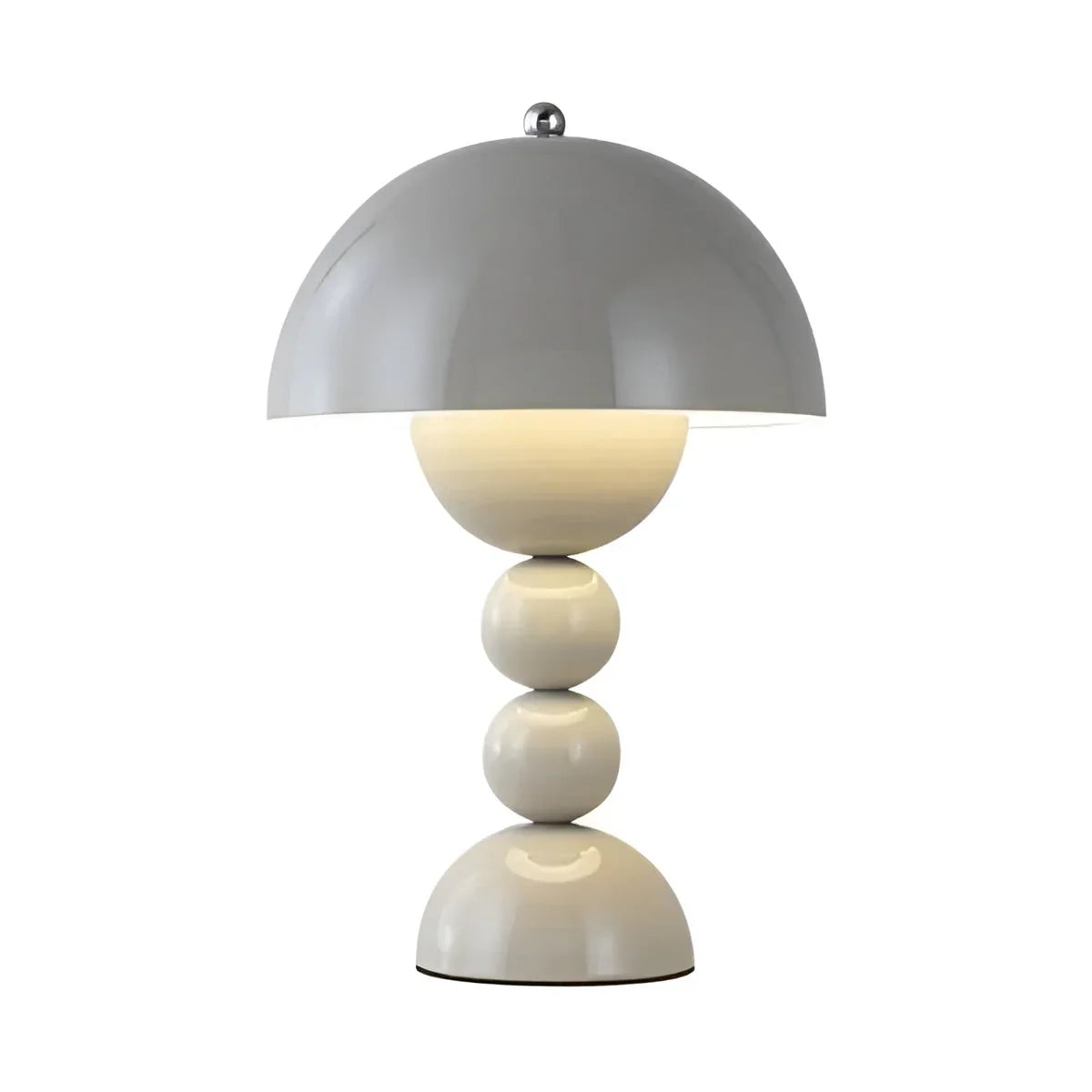 Scandinavian Table Lamp with Gold Accents – Modern Design Lamp for Living Room, Bedroom & Office