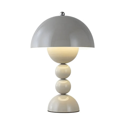 Scandinavian Table Lamp with Gold Accents – Modern Design Lamp for Living Room, Bedroom & Office