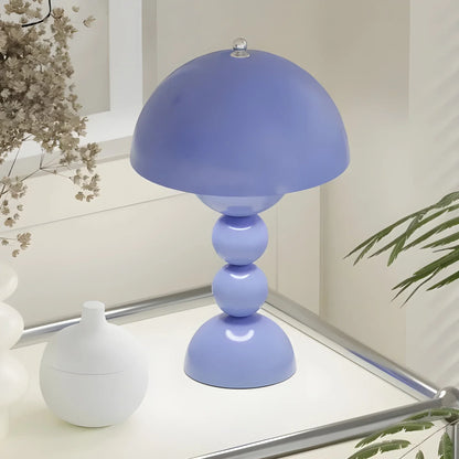 Scandinavian Table Lamp with Gold Accents – Modern Design Lamp for Living Room, Bedroom & Office