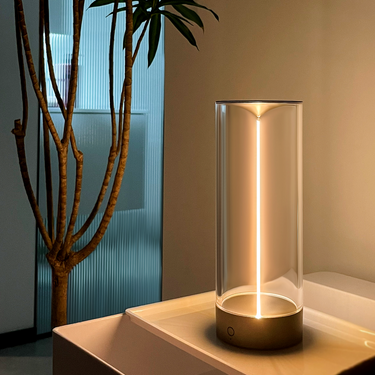Cylindrical Magnetic Table Lamp with Soft Light Technology