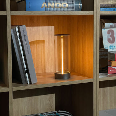 Cylindrical Magnetic Table Lamp with Soft Light Technology