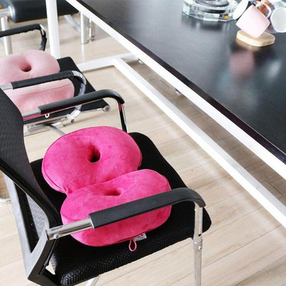 Donut-Shaped Seat Cushion for Maximum Relief and Comfort
