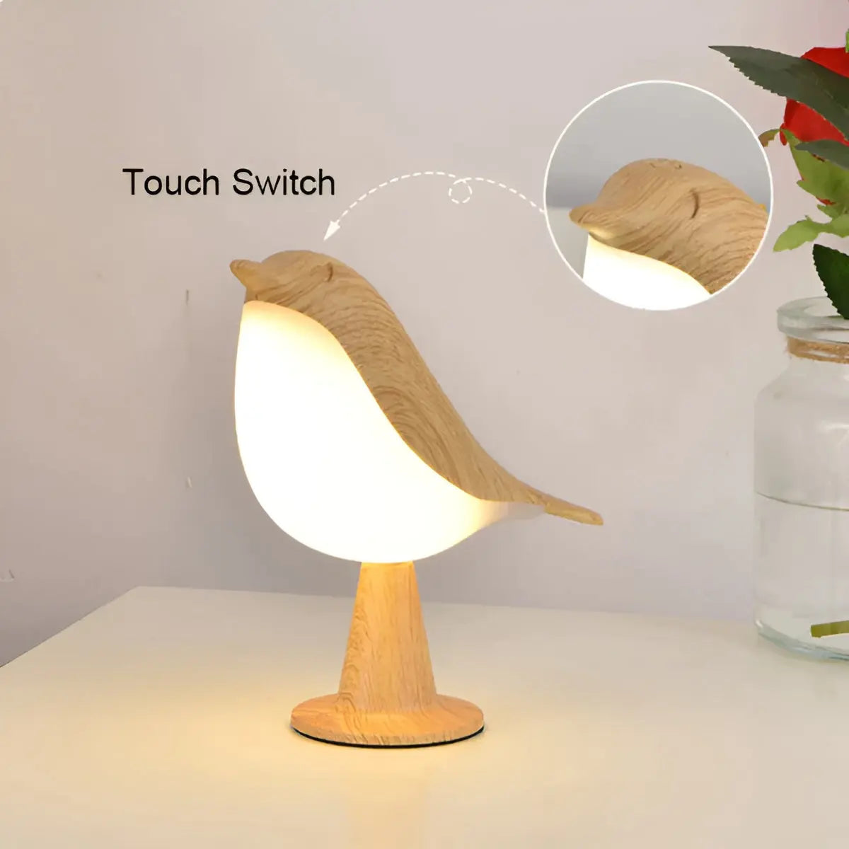 Elegant Bird Lamp – Ambient Light with Aromatherapy for Relaxation and Atmosphere