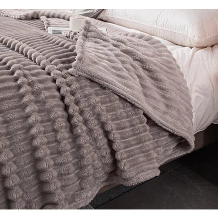 Extra large plush cozy blanket