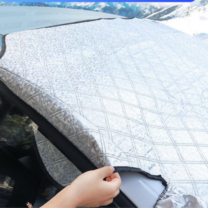 Winter-Resistant Magnetic Windshield Cover