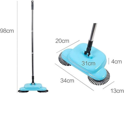 Handheld Vacuum Broom Without Electricity for Clean Floors