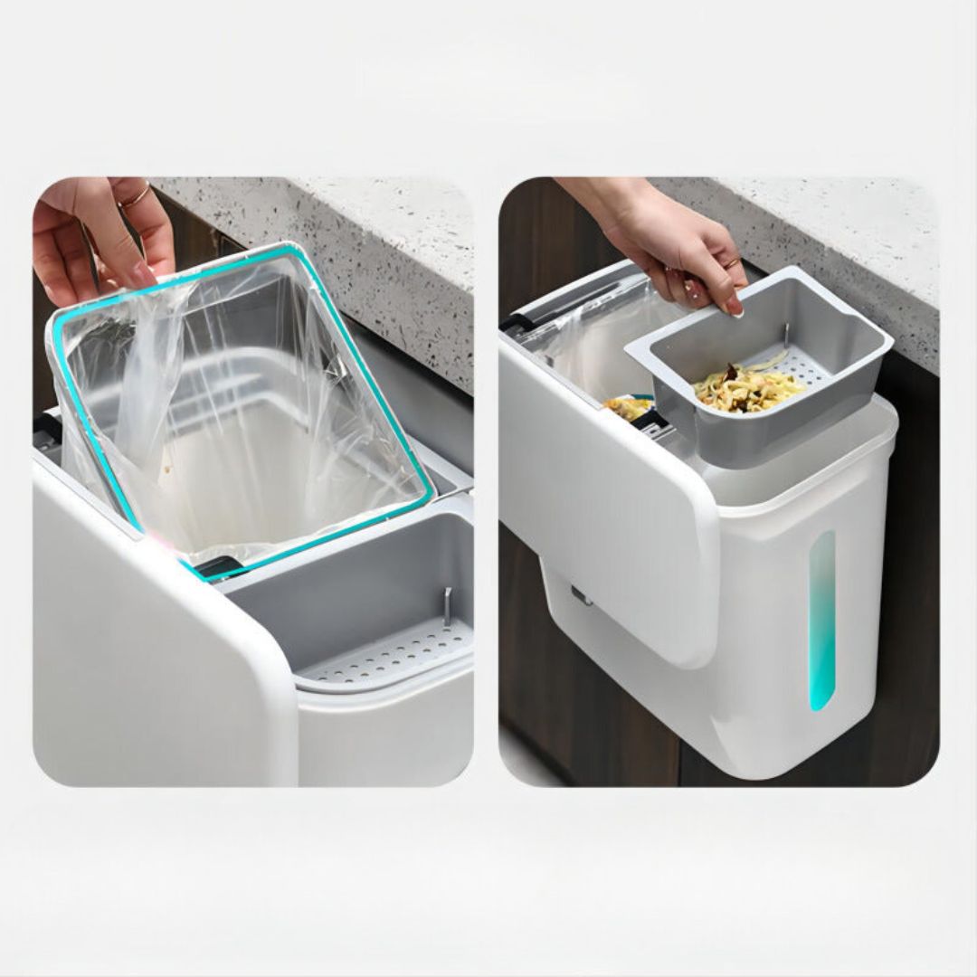 Kitchen Waste Bin with Integrated Collection System