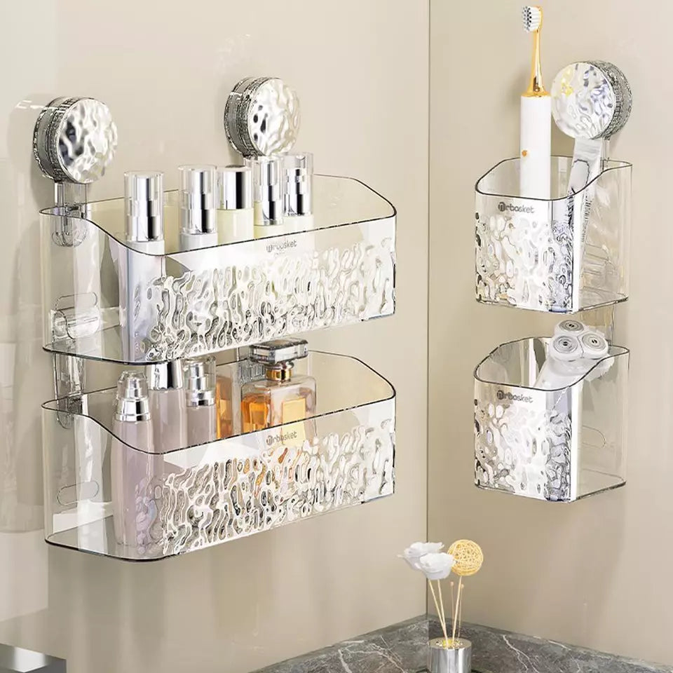 Suction Cup Wall Shelf for Bathroom and Shower