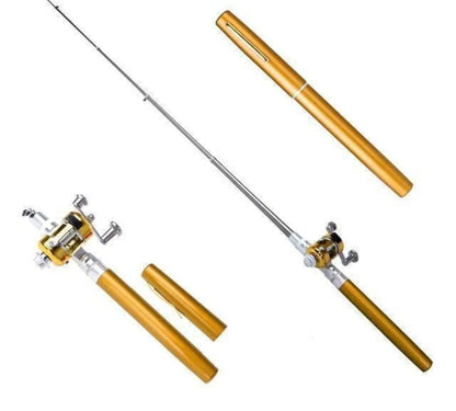 Small Fishing Set with Telescopic Rod – Foldable Fishing Rod for On the Go