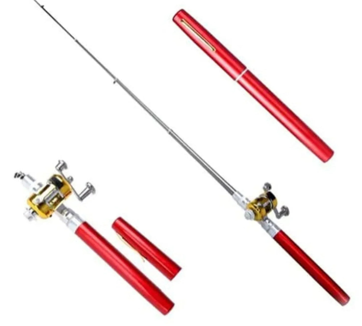 Small Fishing Set with Telescopic Rod – Foldable Fishing Rod for On the Go