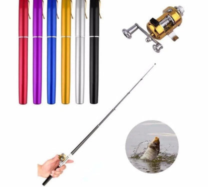 Small Fishing Set with Telescopic Rod – Foldable Fishing Rod for On the Go