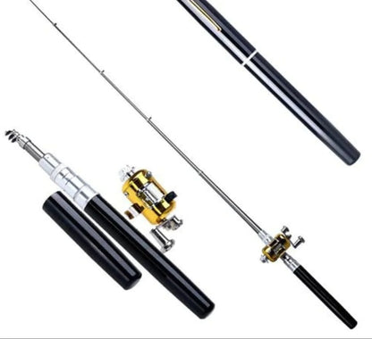 Small Fishing Set with Telescopic Rod – Foldable Fishing Rod for On the Go