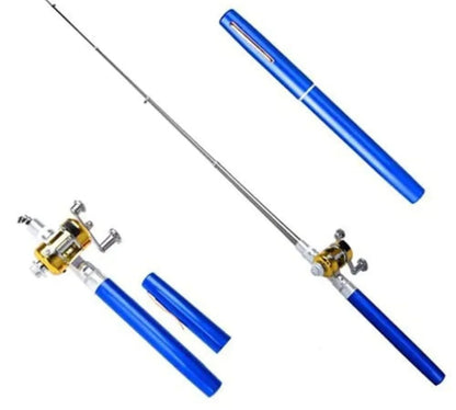 Small Fishing Set with Telescopic Rod – Foldable Fishing Rod for On the Go