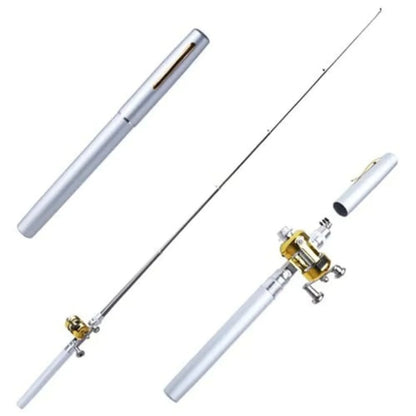 Small Fishing Set with Telescopic Rod – Foldable Fishing Rod for On the Go