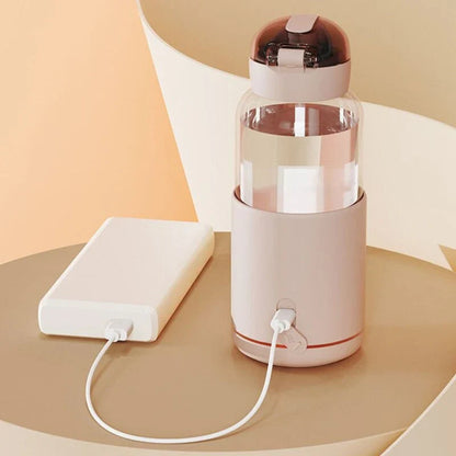 Portable Bottle Warmer with Temperature Display – Compact, Rechargeable Solution for On-the-Go Use