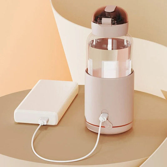 Portable Bottle Warmer with Temperature Display – Compact, Rechargeable Solution for On-the-Go Use