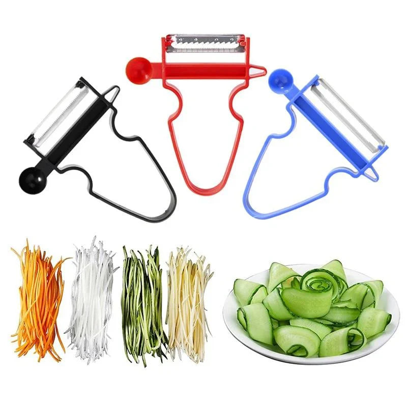 Multifunctional Peeler Set (3-piece) – Ideal for fruit, vegetables, and more