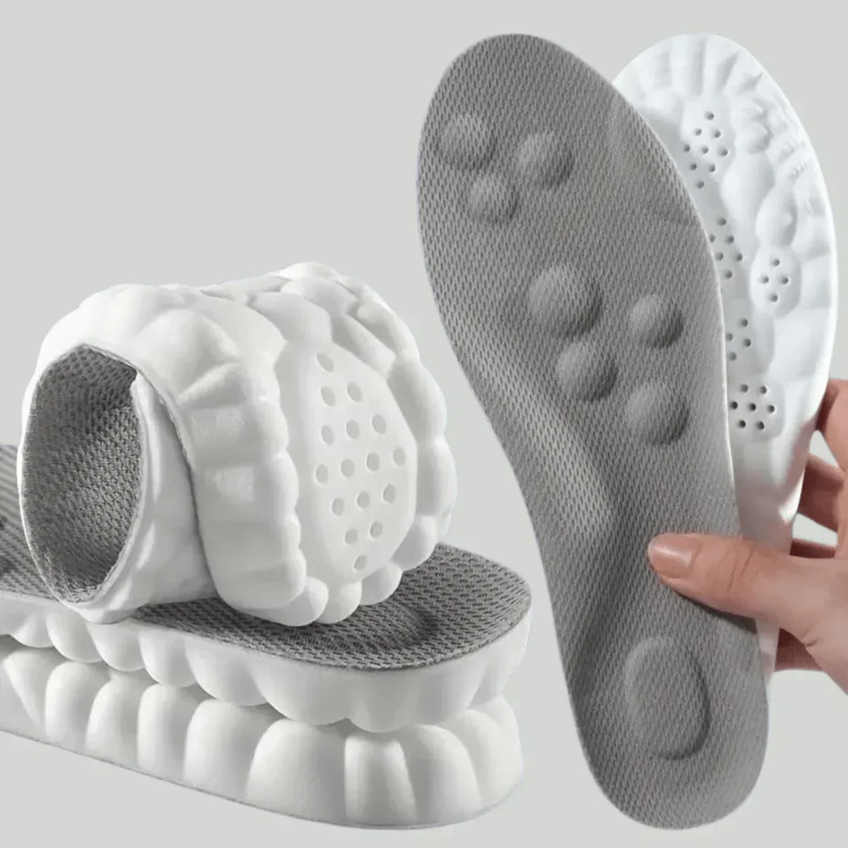 Comfortable 4D Insoles for Everyday Use