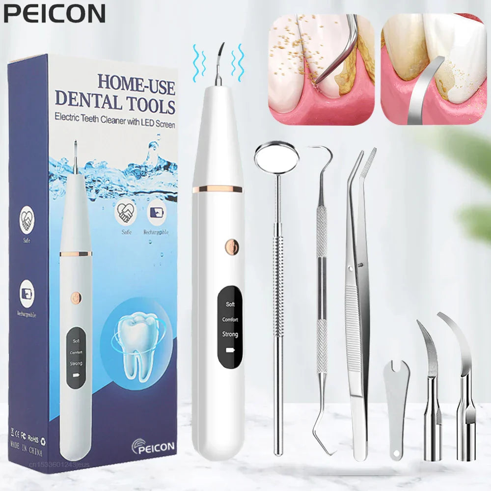 Rechargeable Electric Tooth Cleaner with 3 Modes