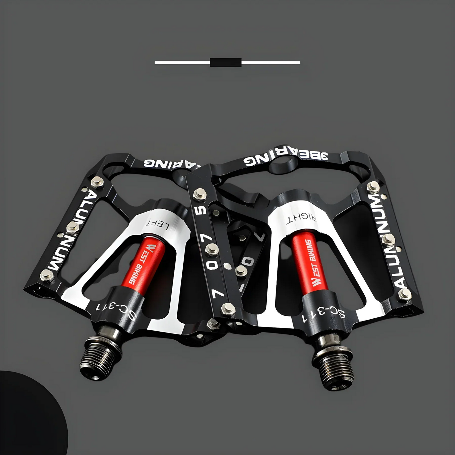 High-Quality Lightweight Alloy Pedals for Trekking and City Bikes