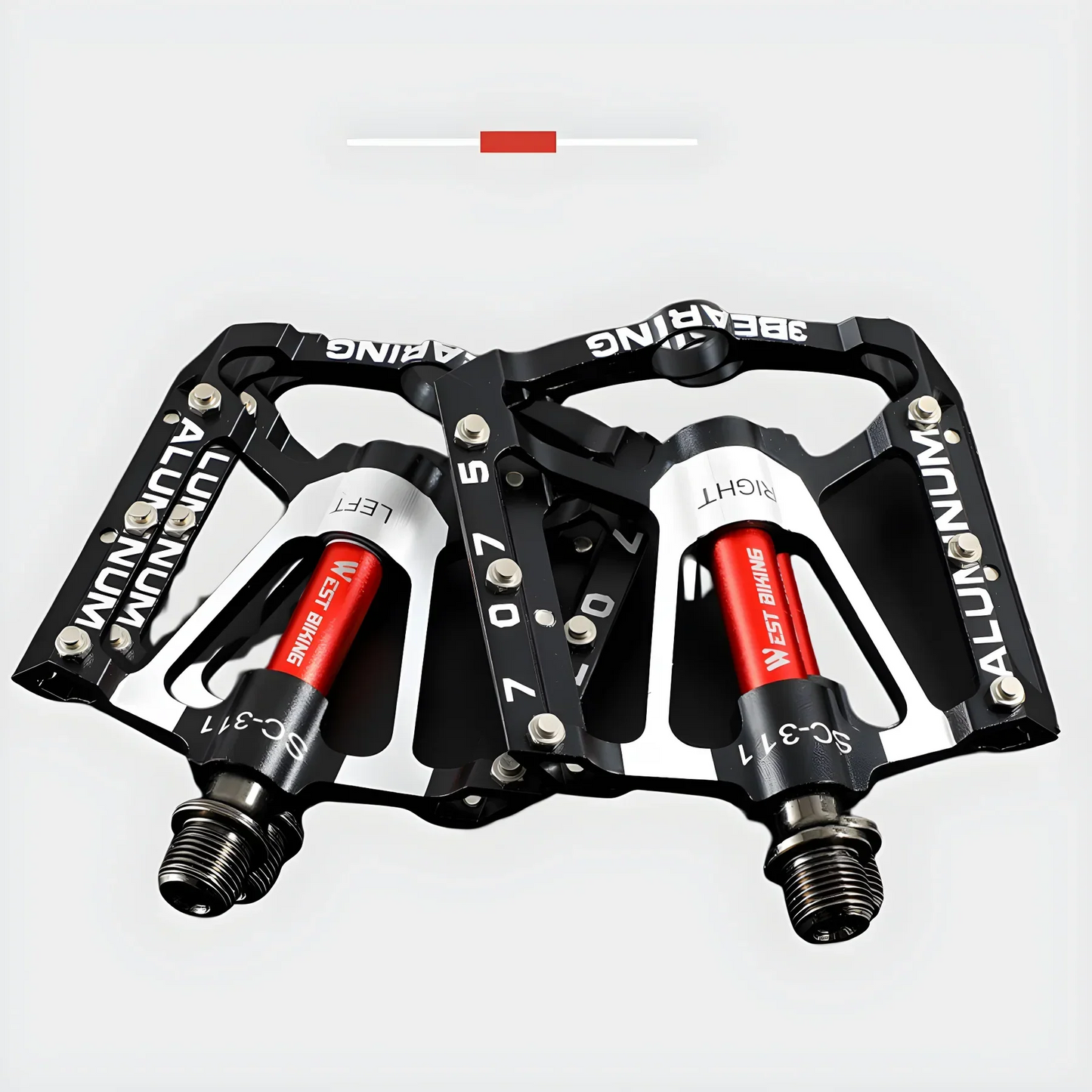 High-Quality Lightweight Alloy Pedals for Trekking and City Bikes