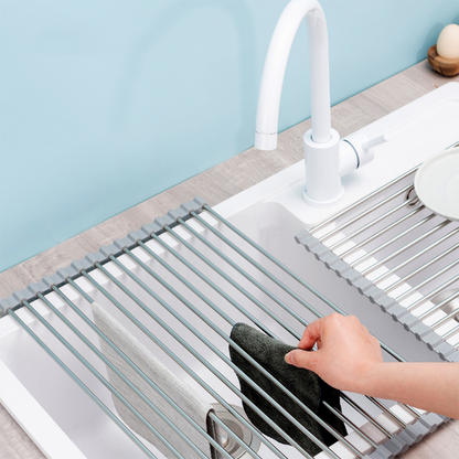 Roll-Up Drying Rack – Flexible Drying Stand for Kitchen and Bathroom