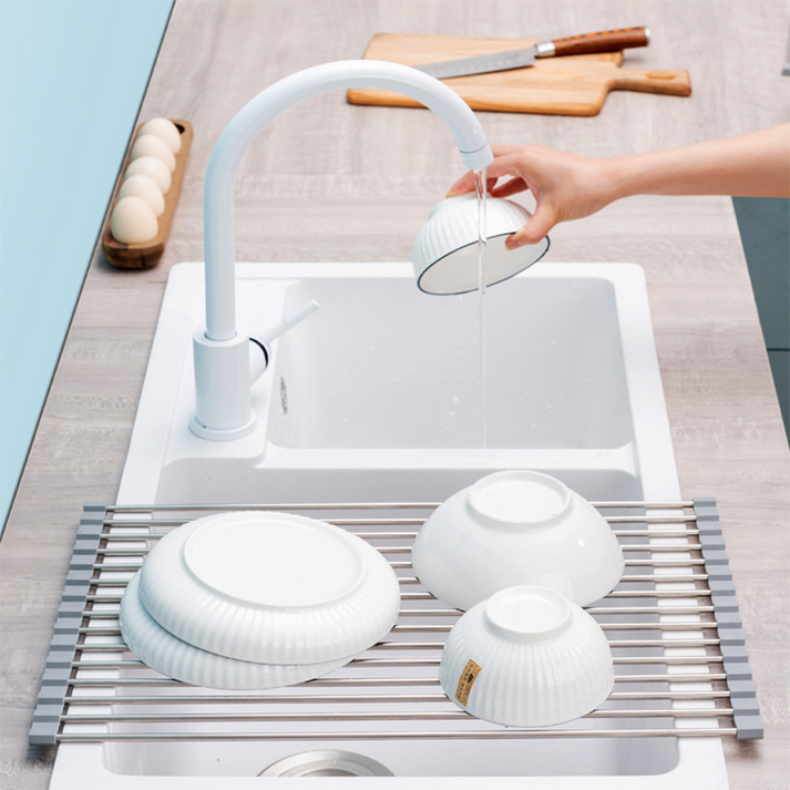 Roll-Up Drying Rack – Flexible Drying Stand for Kitchen and Bathroom