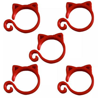 Cat-Shaped Plant Support Clip – Cute Plant Holder for Garden and Houseplants