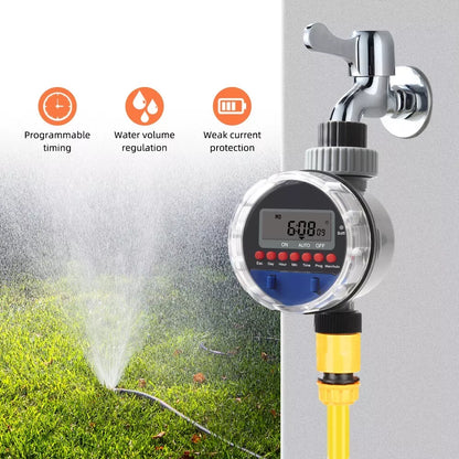 Digital Watering Timer with LCD Display – Automatic Watering Solution for Garden Plants and Efficient Garden Care