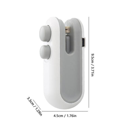 Mini Sealing Device 2-in-1 for Freshness and Protection