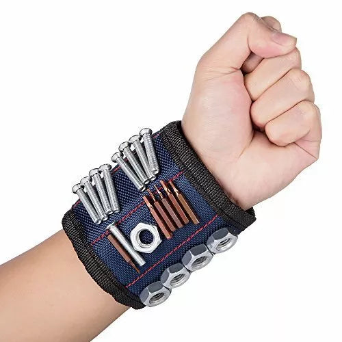 Magnetic Tool Holder Bracelet for Screws, Nails, and Small Parts – Practical Accessory for Craftsmen
