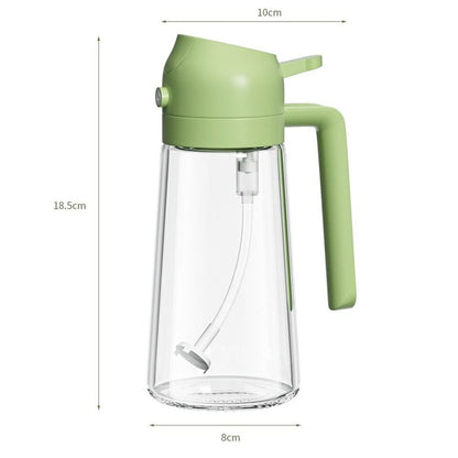 2-in-1 Oil Spray Bottle for Even Distribution