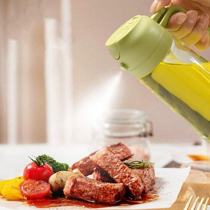 2-in-1 Oil Spray Bottle for Even Distribution