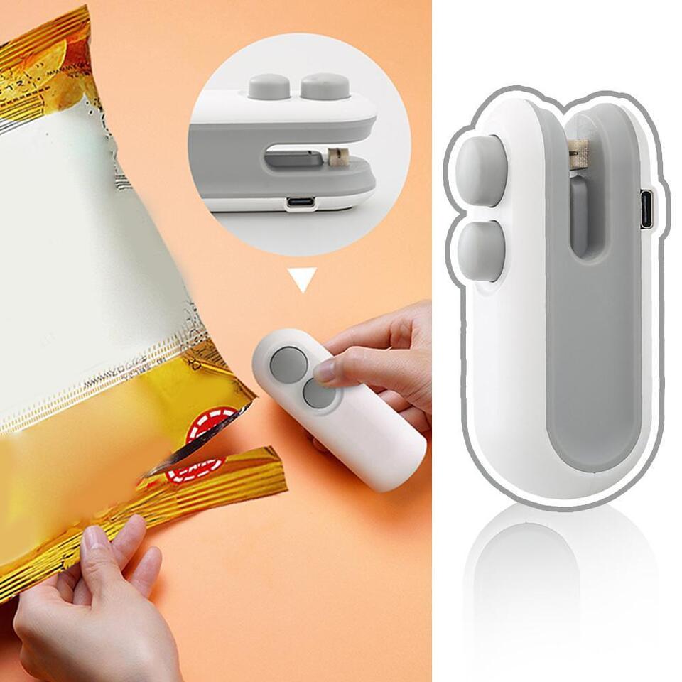 Mini Sealing Device 2-in-1 for Freshness and Protection