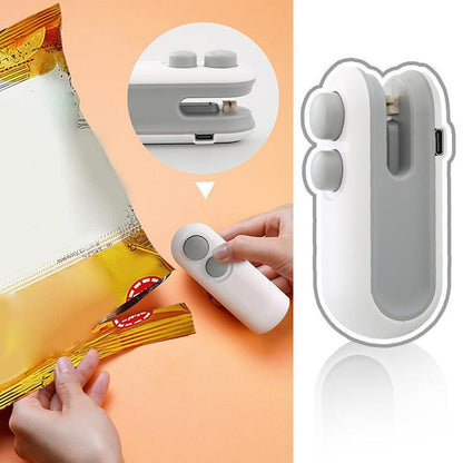 Mini Sealing Device 2-in-1 for Freshness and Protection
