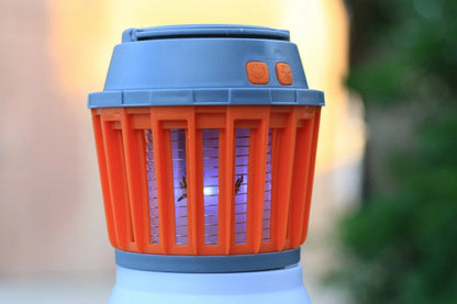 Solar-Powered Mosquito Lamp with LED Lantern – Effective Insect Protection for Garden and Outdoor Activities