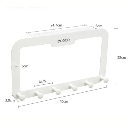 Flexible door hook for practical storage