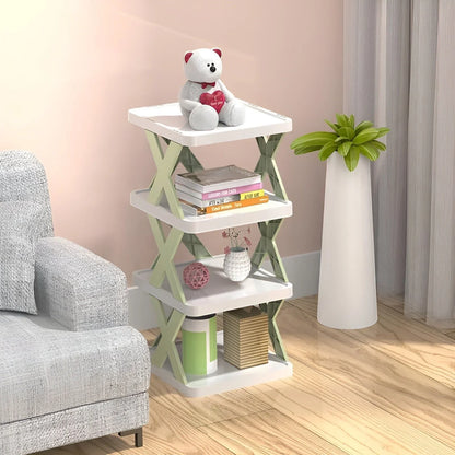 Foldable shoe rack for efficient use of space